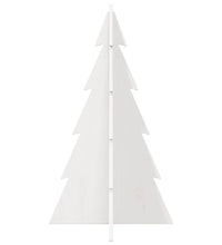 Weihnachtsbaum zum Schmücken Weiß 80 cm Massivholz Kiefer