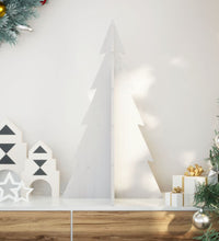 Weihnachtsbaum zum Schmücken Weiß 80 cm Massivholz Kiefer