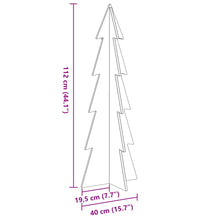Weihnachtsbaum zum Schmücken 112 cm Massivholz Kiefer