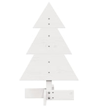 Weihnachtsbaum zum Schmücken Weiß 60 cm Massivholz Kiefer