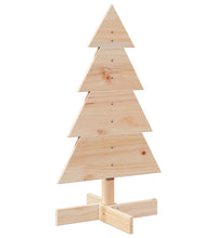 Weihnachtsbaum Holz zum Schmücken 80 cm Massivholz Kiefer