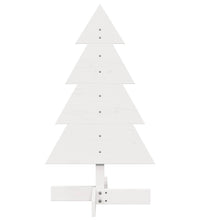 Weihnachtsbaum zum Schmücken Weiß 80 cm Massivholz Kiefer