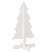 Weihnachtsbaum zum Schmücken Weiß 80 cm Massivholz Kiefer