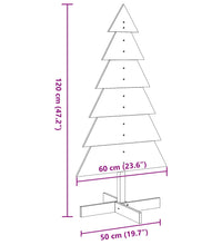 Weihnachtsbaum Holz zum Schmücken 120 cm Massivholz Kiefer