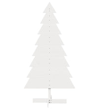 Weihnachtsbaum zum Schmücken Weiß 150 cm Massivholz Kiefer