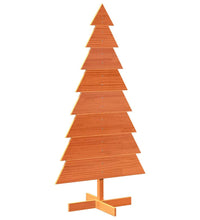 Weihnachtsbaum zum Schmücken Wachsbraun 150cm Massivholz Kiefer