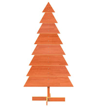 Weihnachtsbaum zum Schmücken Wachsbraun 150cm Massivholz Kiefer