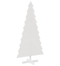 Weihnachtsbaum zum Schmücken Weiß 180 cm Massivholz Kiefer