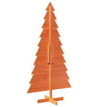 Weihnachtsbaum zum Schmücken Wachsbraun 180cm Massivholz Kiefer