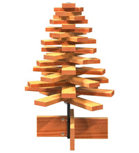 Weihnachtsbaum zum Schmücken Wachsbraun 60 cm Massivholz Kiefer