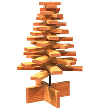 Weihnachtsbaum zum Schmücken Wachsbraun 60 cm Massivholz Kiefer