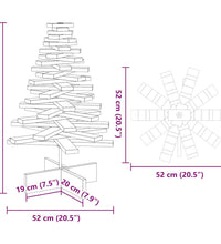 Weihnachtsbaum zum Schmücken Weiß 80 cm Massivholz Kiefer