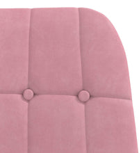 Relaxsessel mit Hocker Rosa Samt