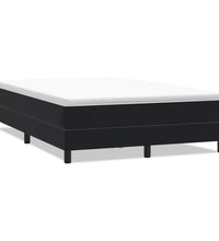 Boxspringbett ohne Matratze Schwarz 140x210 cm Samt