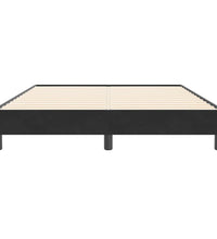 Boxspringbett ohne Matratze Schwarz 140x210 cm Samt