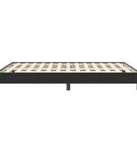 Boxspringbett ohne Matratze Schwarz 140x210 cm Samt