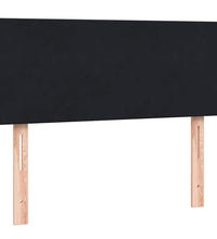 Boxspringbett mit Matratze Schwarz 120x220 cm Samt