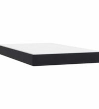 Boxspringbett mit Matratze Schwarz 120x220 cm Samt