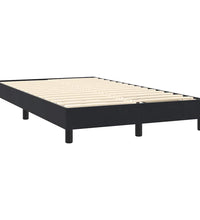 Boxspringbett mit Matratze Schwarz 120x220 cm Samt