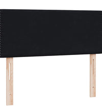 Boxspringbett mit Matratze Schwarz 120x220 cm Samt
