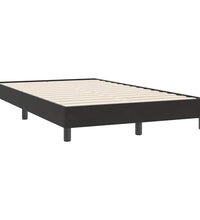 Boxspringbett mit Matratze Schwarz 120x220 cm Samt