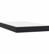 Boxspringbett mit Matratze Schwarz 120x220 cm Samt