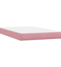 Boxspringbett mit Matratze Rosa 120x220 cm Samt