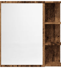 Spiegelschrank Altholz-Optik 62,5x20,5x64 cm Holzwerkstoff