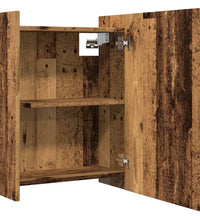 Spiegelschrank Altholz-Optik 62,5x20,5x64 cm Holzwerkstoff