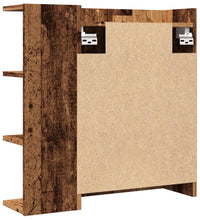 Spiegelschrank Altholz-Optik 62,5x20,5x64 cm Holzwerkstoff