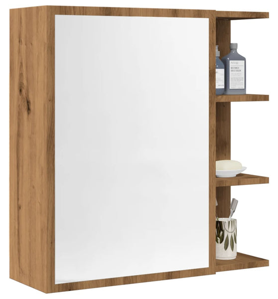 Spiegelschrank Artisan-Eiche 62,5x20,5x64 cm Holzwerkstoff