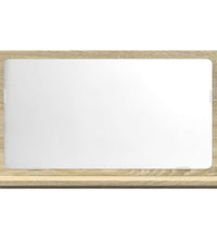 Badspiegel mit Ablage Sonoma-Eiche 60x11x37 cm Holzwerkstoff