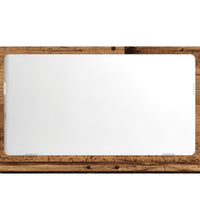 Badspiegel mit Ablage Altholz-Optik 60x11x37 cm Holzwerkstoff