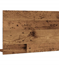 Badspiegel mit Ablage Altholz-Optik 60x11x37 cm Holzwerkstoff