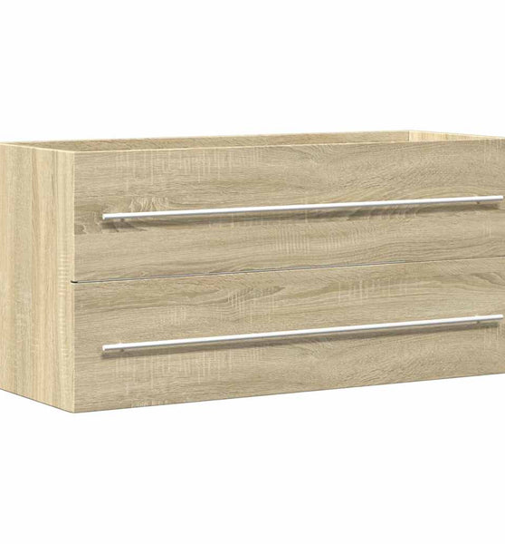 Waschbeckenunterschrank Sonoma-Eiche 100x38,5x48 cm