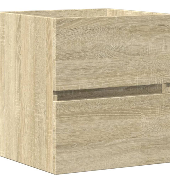 Waschbeckenunterschrank Sonoma-Eiche 41x38,5x45cm Holzwerkstoff