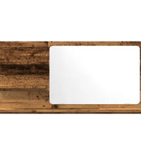 Badspiegel mit Ablagen Altholz-Optik 90x11x45 cm Holzwerkstoff