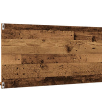 Badspiegel mit Ablagen Altholz-Optik 90x11x45 cm Holzwerkstoff