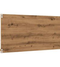 Badspiegel mit Ablagen Artisan-Eiche 90x11x45 cm Holzwerkstoff