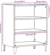 Sideboard Altholz-Optik 57x35x75 cm Holzwerkstoff