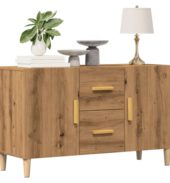 Sideboard Artisan-Eiche 100x36x60 cm Holzwerkstoff