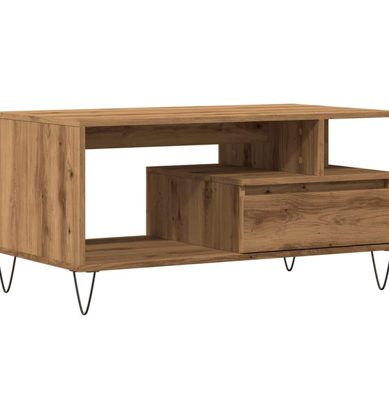 Couchtisch Artisan-Eiche 90x49x45 cm Holzwerkstoff