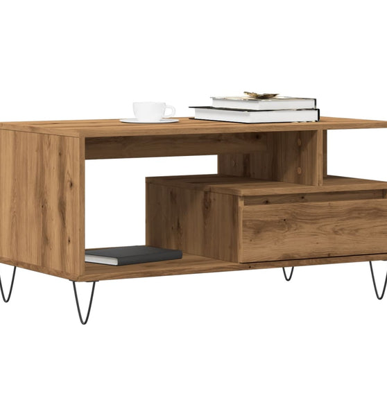 Couchtisch Artisan-Eiche 90x49x45 cm Holzwerkstoff