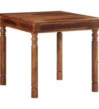 Esstisch 80x80x77 cm Massivholz Akazie