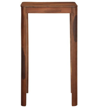 Bartisch 60x60x107 cm Massivholz Akazie