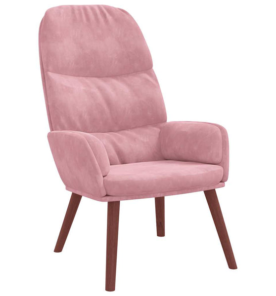 Relaxsessel Rosa Samt