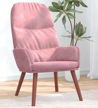 Relaxsessel Rosa Samt