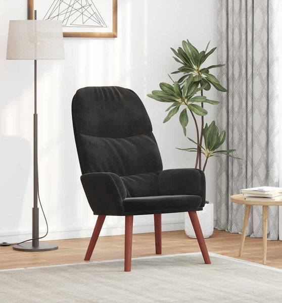 Relaxsessel Schwarz Samt