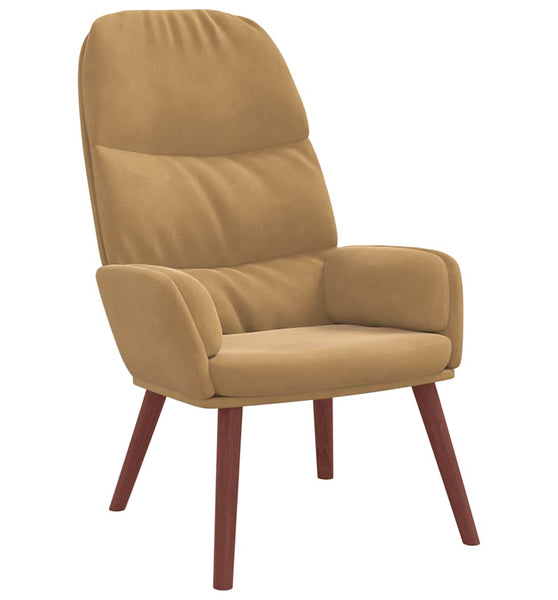 Relaxsessel Braun Samt