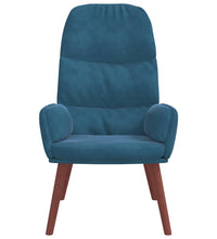 Relaxsessel Blau Samt